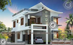 Large Modern House Plans With Small Modern 2 Story House Plans Having 2 Floor 4 Total Bedroom 4 Total Small Modern House Plans Modern House Plans House Plans