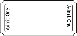 Ticket Template Perfect For A Token Economy Chart Or A