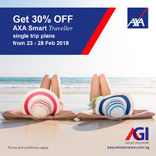 It provides a variety of travel insurance coverages to individuals. Agi Feb 2018 Axa Travel Insurance Promotion Assure General Insurance