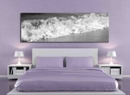 Panoramic Black And White Canvas Prints Big Panoramic Black And White Beach Ocean Artwork Sand Sea Over The Bed Canvas Print Living Room Modern Pho Living Room Modern Decor Over Bed Bedroom Artwork