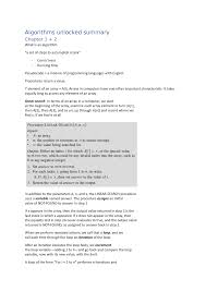 Readers will learn what computer algorithms are, how to. Algorithms Unlocked Summary Foundations Of Computing Jbi020 Tu Studeersnel