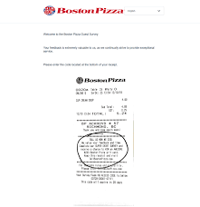 The gift card digital code you can redeem online on the store of your selected gift card. Www Tellbostonpizza Com Take Boston Pizza To Win A 200 Boston Pizza Gift Card