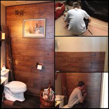 Pin By Mindy Strange On Repurposing Laminate Flooring Diy Laminate Flooring On Walls Flooring On Walls