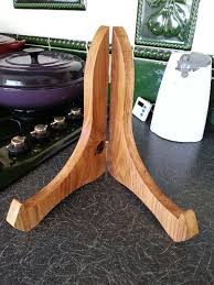 Cook Book Stand Oak Cook Book Stand Wooden Cook Book Stand Wood Cook Book Stand Kitchen Cooking Cookbook Woodworking Projects Diy Diy Woodworking Beginner Woodworking Projects