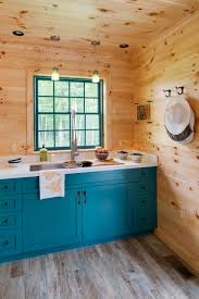 Kitchen cabinet on the outside, chalkboard on the inside. 75 Beautiful Rustic Turquoise Kitchen Pictures Ideas May 2021 Houzz