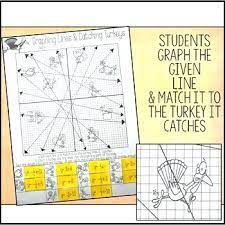 Browse over 430 educational resources created by amazing mathematics in the official teachers pay teachers store. Thanksgiving Math Activity Graphing Lines Turkeys Slope Intercept Form Worksheet Answers Sumnermuseumdc Org