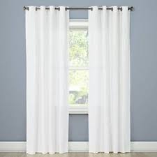 Natural Solid Light Filtering Curtain Panel Threshold Solid Curtains White Paneling Panel Curtains