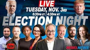 More news for rebel news » Election Night Live Coverage Of 2020 Presidential Election Rebel News