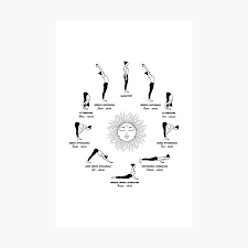 It consists of 12 patterns or series that strict breathing sun salutation is generally the first procedure to be followed before any other posture. Sanskrit Wall Art Redbubble