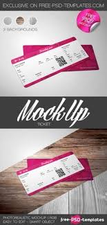 Free Ticket Mockup Psd Free Psd Templates Free Photoshop Mockup Psd Ticket Psd Template Free Ticket Template Free Printables Ticket Template Free