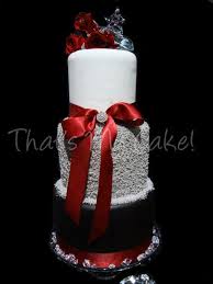 Black And Silver Wedding Cake Ideas Silver Red Black Wedding Cake Round Wedding Cakes Black Wedding Cakes Silver Wedding Cake