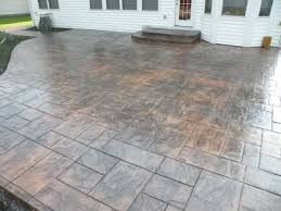 Stamped With Majestic Ashlar Pattern Concrete Color