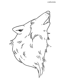 Simple, cute and fun to color but have you ever wondered how to color these wolf coloring pages? Wolves Coloring Pages Free Printable Wolf Coloring Sheets