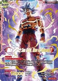 Learn how to draw goku from dragon ball in this simple step by step narrated video tutorial. Son Goku Ultra Instinct Son Goku Hero Of Universe 7 Universal Onslaught Dragon Ball Super Ccg Tcgplayer Com