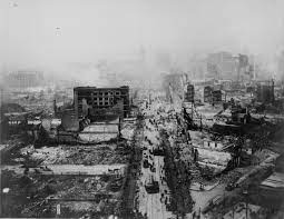 San francisco est parti, écrit jack london dans son récit de première main du grand tremblement de terre de 1906 qui a renversé san francisco. Datei Sanfranciscoearthquake1906 Jpg Wikipedia