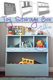 Toy Bin Box With Cubby Shelves Kids Storage Bins Toy Storage Bins Toy Storage Boxes