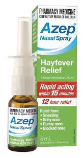 Intranasal Antihistamines Azelastine Azep Itchy Nose Nasal Spray Hayfever Relief