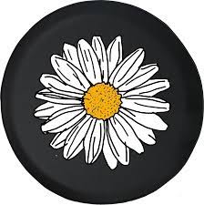 Pretty White Flower Sun Daisy Spare Tire Cover Fits Jeep Rv More 28 Inch Walmart Com In 2021 Tire Cover Spare Tire Covers Jeep Spare Tire Covers