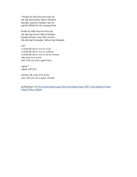 chorus c f em dm g ku ingin kau tahu takkan ada habisnya am em ku masih miliki cinta dm g c melebihi yang kau kira. Ketika Ku Lihat Kau Bersama Dia