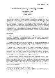 Abbreviation is mostly used in categories:malaysia economics business technology. Pdf Advanced Manufacturing Technologies In Smes