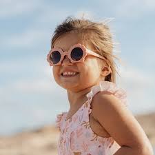 LITTLE DUTCH. Kids sunglasses UV 400 Shell old pink