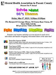 You are presented with so many insurance options that you are unsure which is best. Trivia Night 80 S Theme Mental Health Association In Passaic County