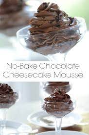 No Bake Chocolate Mousse Recipe Recipe Easy Chocolate Mousse Fancy Desserts Easy Desserts