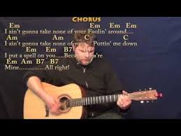 I Put A Spell On You Ccr Strum Guitar Cover Lesson With Chords Lyrics Guitar Playing Guitar Guitar Lessons