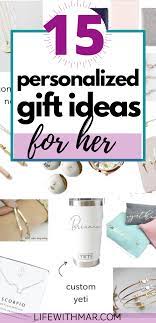 Personalized gifts are a great way to let someone special know you're thinking about them. Best Personalized Gift Ideas For Her Because Everyone Likes To See Their Name Personalized Gifts Great Mothers Day Gifts Cute Christmas Gifts