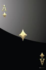 Black Ace Of Spades Logo Ace Of Diamonds In Gold On Black By Serge Averbukh Iphone Wallpaper Bright Black Phone Wallpaper Abstract Iphone Wallpaper