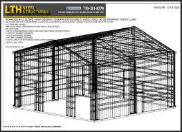 A 40x40 steel building package is a popular choice for those in need of a versatile garage. 40 X 40 X 20 Steel Building For Sale Usa Co 81020 Lth Steel Structures