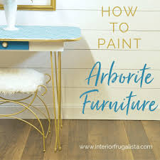 Order a new dinette — made by a company using its original designs produced from 1949 to 1959. How To Paint Arborite Retro Dining Tables Interior Frugalista