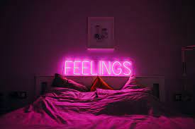 Feelings Pink Led Neon Light Lamp Sign Custom Color For Bedroom Neon Room Neon Bedroom Neon Room Decor