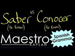 Saber Vs Conocer Instruction In 2020 Lesson Instruction Saber Vs Conocer