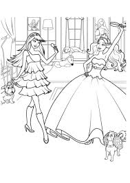 Children, especially girls love coloring pages on barbie. Print Coloring Image Momjunction Barbie Coloring Pages Princess Coloring Pages Barbie Coloring