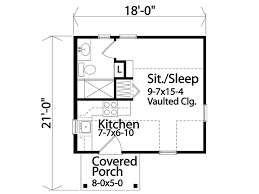 12' x 24' cottage (384 s/f = 288 s/f main floor & 96 s/f loft) this style cabin is popular due to the long side porch design, which lends itself to building in bunk beds and adding a rear loft with bathroom wall, door, vanity & kitchenettethis cabin will sleep eight; Tiny House Plans Find Your Tiny House Plans Today