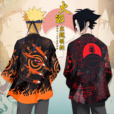 Japanese Anime Naruto Uzumaki Naruto Uchiha Sasuke Cosplay Yukata Kimono Cloak Costume Men Women Haori Unisex Cardigan Coat Buy At The Price Of 35 98 In Aliexpress Com Imall Com