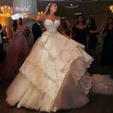 Arab Lace Wedding Dresses Turkey Sweetheart Ball Gown Country Bridal Gown Princess Pearls Alibaba Country Bridal Gown Bridal Dress Fashion Wedding Dresses Lace