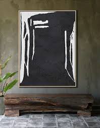 Read on & help them. Wall Art Ideas For Living Room Black And White Minimal Painting On Canvas Modern Canvas Art