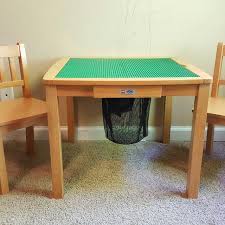 Cute low table and ottoman, wish we could add an exposed brick wall in our basement! Find More Lego Imaginarium Table And Chairs With Reversible Top For Sale At Up To 90 Off