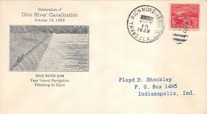 681 2c Ohio River Floyd Shockley tied unofficial Richmond R.M.S. cancel  [230971]