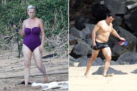 Katy perry jokes that he is a 'little overdressed' for the beach. Katy Perry And Orlando Bloom Hit The Beach In Hawaii
