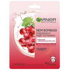 Garnier Nem Bombasi Dolgunlastirici Kagit Yuz Maskesi