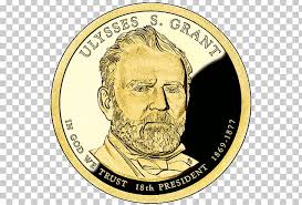 Ulysses S. Grant President Of The United States Presidential $1 Coin  Program PNG