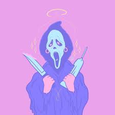 Saint Of Screams Another Pastel Horror Babe Ghostface Whats Ur Favorite Scary Movie Prettynobody Line Scary Movies Horror Characters Horror