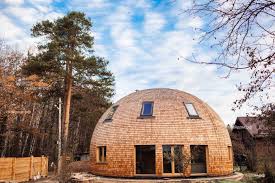 Cement is needed on the outside to waterproof and to enable water catchment. Skydome A Semisphere Dwelling Designed To Sustain Heavy Snow Architect Magazine