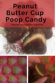 Peanut butter doesn't cause constipation; Peanut Butter Cup Coconut Oil Poop Candy For Constipation Relief Natural Constipation Solutions