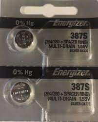 Maybe you would like to learn more about one of these? 2pcs Energizer 387s Bulova Accutron 214 W Spacer Ring Silver Oxide Watch Battery Ebay