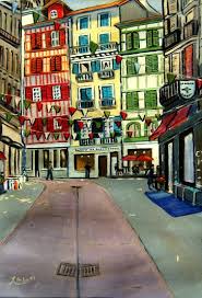 Xalo Tableau Basque Peinture Biarritz St Jean De Luz Huiles Basque Pays Basque Biarritz