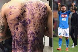 The napoli captain is no certainty to remain at his boyhood club as. Lorenzo Insigne Reveals Incredible New Back Tattoo As Napoli Star Has Pride Of Lions Inked